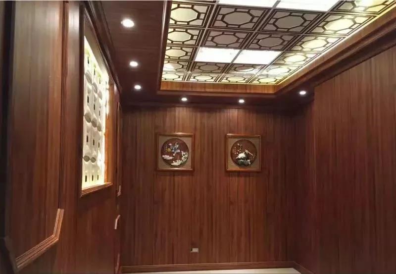 塑木復(fù)合材料的酒店室內(nèi)裝飾
